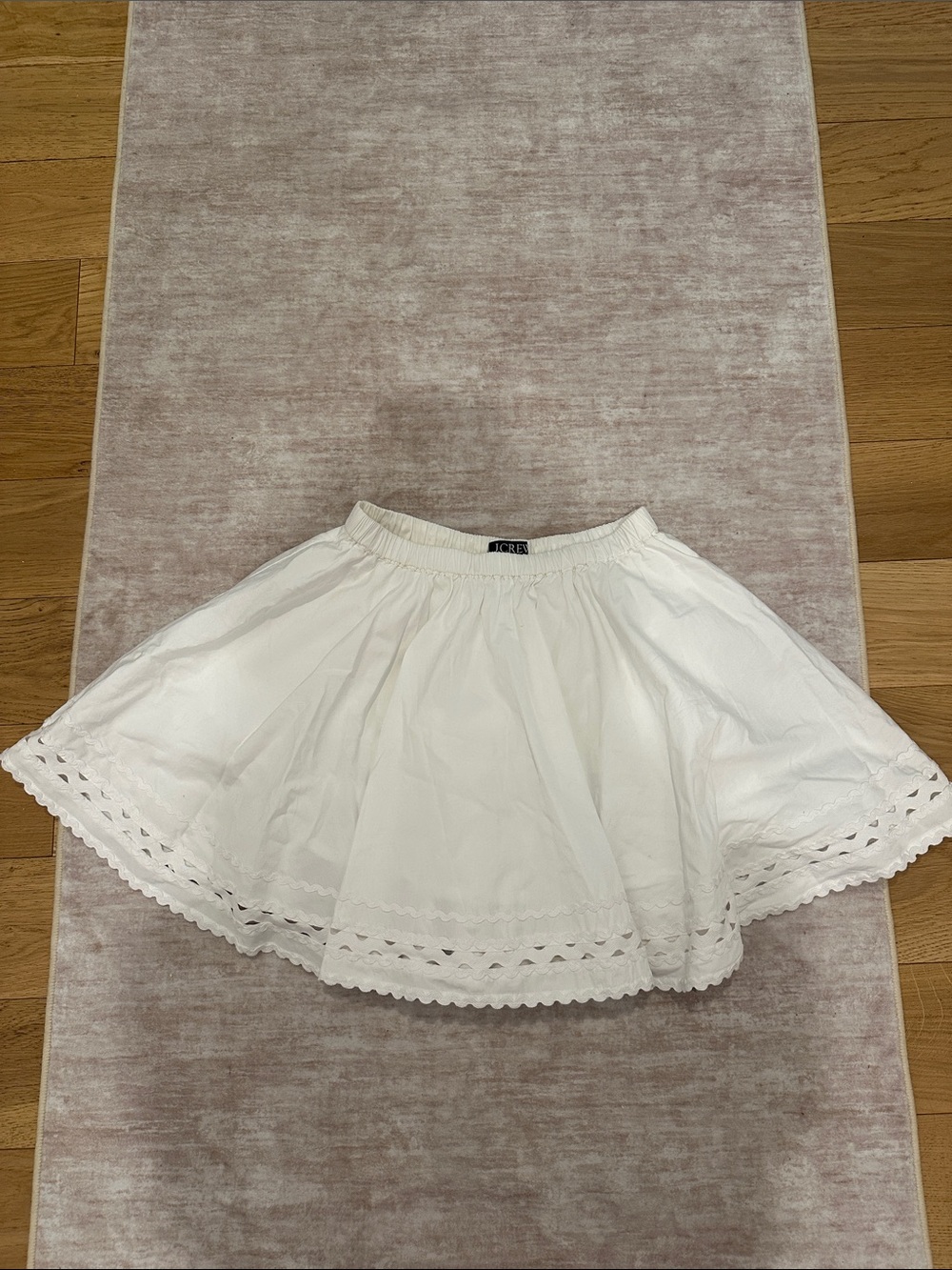 NEW White Eyelet  Skirt - J. Crew
